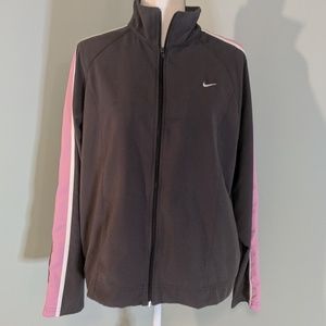 Nike loose fit full zip track jacket size Large